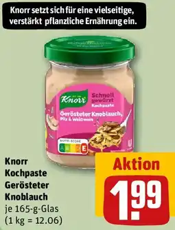 REWE Knorr Kochpaste Gerösteter Knoblauch Angebot
