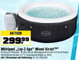 OBI Whirlpool ,,Lay-Z-Spa Miami AirJet" Angebot