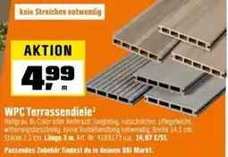 OBI WPC Terrassendiele Angebot