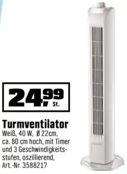 OBI Turmventilator Angebot