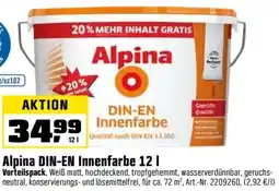 OBI Alpina DIN-EN Innenfarbe Angebot