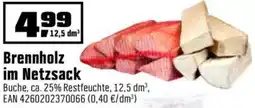 OBI Brennholz im Netzsack Angebot