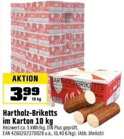 OBI Hartholz-Briketts im Karton Angebot