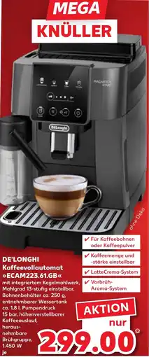 Kaufland DE'LONGHI Kaffeevollautomat ECAM223.61.GB Angebot