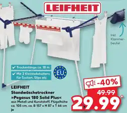 Kaufland LEIFHEIT Standwäschetrockner Pegasus 180 Solid Plus Angebot