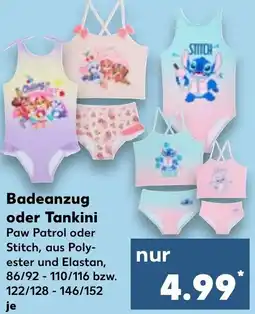 Kaufland Badeanzug oder Tankini Angebot