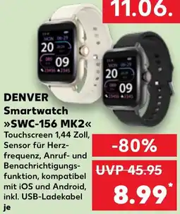 Kaufland DENVER Smartwatch SWC-156 MK2 Angebot