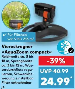 Kaufland GARDENA Viereckregner AquaZoom compact Angebot