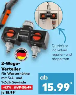 Kaufland GARDENA 2-Wege Verteiler Angebot