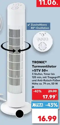 Kaufland TRONIC Turmventilator STV 50 Angebot