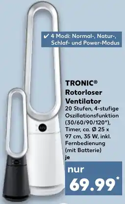 Kaufland TRONIC Rotorloser Ventilator Angebot