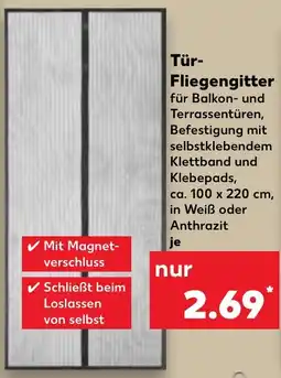 Kaufland LIVARNO Tür Fliegengitter Angebot