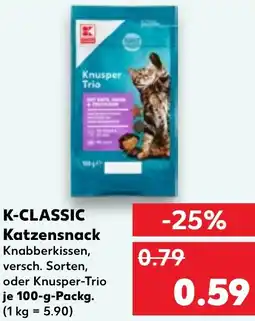 Kaufland K-CLASSIC Katzensnack Angebot