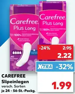 Kaufland CAREFREE Slipeinlagen Angebot