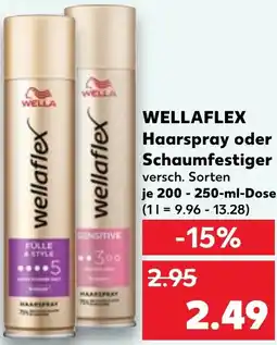 Kaufland WELLAFLEX Haarspray oder Schaumfestiger Angebot