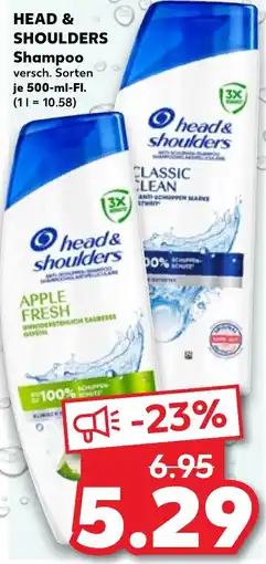 Kaufland HEAD & SHOULDERS Shampoo Angebot