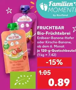 Kaufland FRUCHTBAR Bio-Früchtebrei Angebot
