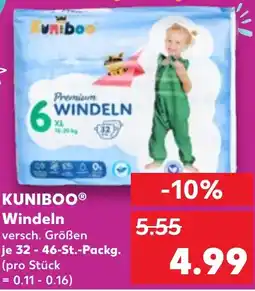 Kaufland KUNIBOO Windeln Angebot