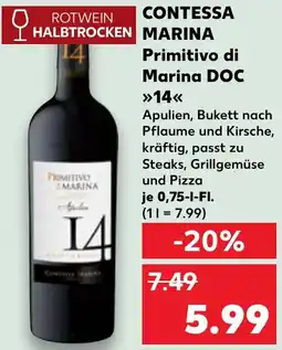Kaufland CONTESSA MARINA Primitivo di Marina DOC 14 Angebot