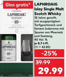 Kaufland LAPHROAIG Islay Single Malt Scotch Whisky Angebot