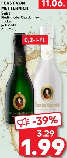 Kaufland FÜRST VON METTERNICH Sekt Angebot