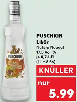 Kaufland PUSCHKIN Likör Angebot