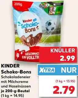 Kaufland KINDER Schoko-Bons Angebot