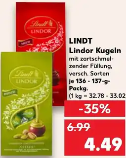 Kaufland LINDT Lindor Kugeln Angebot
