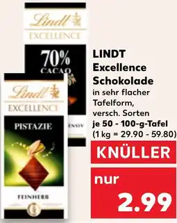 Kaufland LINDT Excellence Schokolade Angebot