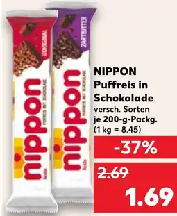 Kaufland NIPPON Puffreis in Schokolade Angebot