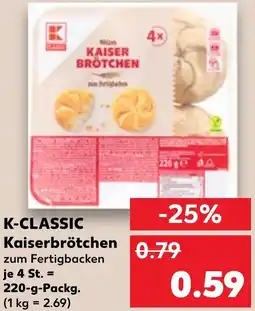 Kaufland K-CLASSIC Kaiserbrötchen Angebot