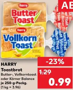 Kaufland HARRY Toastbrot Angebot