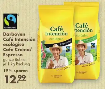 Handelshof Darboven Café Intención ecológico Café Crema/Espresso 1kg Angebot