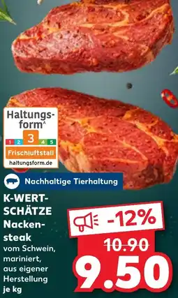 Kaufland K-WERTSCHÄTZE Nackensteak Angebot