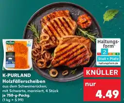 Kaufland K-PURLAND Holzfällerscheiben Angebot