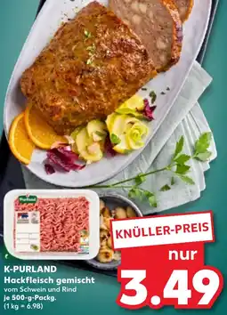 Kaufland K-PURLAND Hackfleisch gemischt Angebot