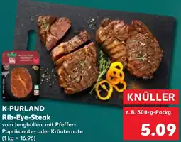 Kaufland K-PURLAND Rib-Eye-Steak Angebot