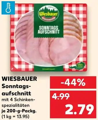 Kaufland WIESBAUER Sonntagsaufschnitt Angebot