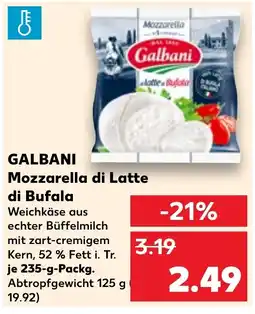 Kaufland GALBANI Mozzarella di Latte di Bufala Angebot