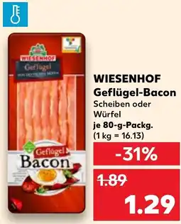Kaufland WIESENHOF Geflügel-Bacon Angebot