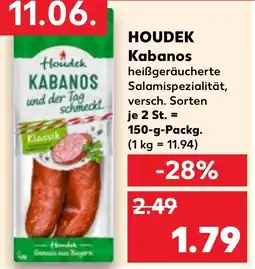 Kaufland HOUDEK Kabanos Angebot