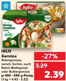 Kaufland IGLO Gemüse Angebot