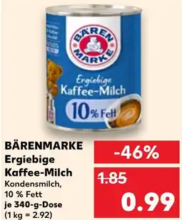 Kaufland BÄRENMARKE Ergiebige Kaffee-Milch Angebot