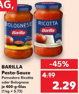 Kaufland BARILLA Pasta-Sauce Angebot