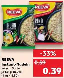 Kaufland REEVA Instant-Nudeln Angebot