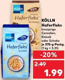 Kaufland KÖLLN Haferfleks Angebot