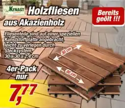 Posten Börse KYNAST Holzfliesen aus Akazienholz Angebot