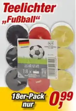 Posten Börse Teelichter „Fußball" Angebot