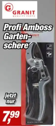 Posten Börse GRANIT Profi Amboss Gartenschere Angebot