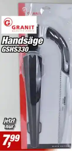 Posten Börse GRANIT Handsäge GSHS330 Angebot